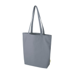Bolsa tote de algodón orgánico con base ancha 10L 270g/m2 color gris