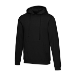Sudadera unisex con capucha e interior cepillado 280g/m2 Elevate color negro