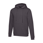 Sudadera unisex con capucha e interior cepillado 280g/m2 Elevate color gris