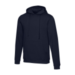 Sudadera unisex con capucha e interior cepillado 280g/m2 Elevate color azul marino