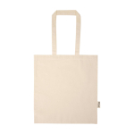 Bolsa tote resistente con correas de hombro 30cm 180g/m2 color natural tercera vista frontal