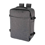 Mochila para portátil de cabina de poliéster reciclado 25L 17” color gris jaspeado