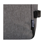 Mochila para portátil de cabina de poliéster reciclado 25L 17” color gris jaspeado vista detalle 1