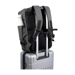 Mochila para portátil de cabina de poliéster reciclado 25L 17” color gris jaspeado segunda vista