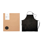 Delantal algodón reciclado tejido a mano para eventos Originalhome color negro