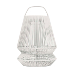 Pantalla portátil de plástico reciclado para lámpara Originalhome color gris claro segunda vista frontal