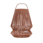 Pantalla portátil de plástico reciclado para lámpara Originalhome color rojo desaturado segunda vista frontal