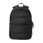 Mochila para portátil ecológica repelente al agua PC 15,6” y 18L color negro segunda vista frontal