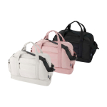 Bolsa de lona de viaje de poliéster reciclado con cremallera 30L color negro segunda vista varios colores