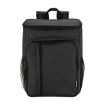 Mochila nevera para pícnic con cubiertos reutilizables 20L color antracita segunda vista frontal