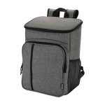 Mochila nevera para pícnic con cubiertos reutilizables 20L color gris jaspeado