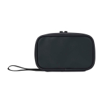 Bolsa organizadora de accesorios tecnológicos con cremallera 1l color negro segunda vista trasera