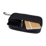 Bolsa organizadora de accesorios tecnológicos con cremallera 1l color negro tercera vista