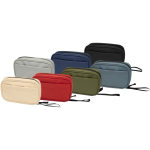 Bolsa organizadora de accesorios tecnológicos con cremallera 1l color azul bondi segunda vista varios colores