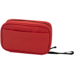 Bolsa organizadora de accesorios tecnológicos con cremallera 1l color caoba