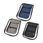 Bolsa de viaje compacta con múltiples bolsillos y correa 130cm color gris jaspeado segunda vista varios colores