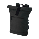 Mochila enrollable hidrófuga con funda portátil 14” 16L color negro