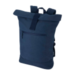 Mochila enrollable hidrófuga con funda portátil 14” 16L color azul marino