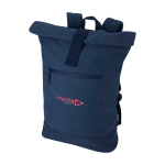 Mochila enrollable hidrófuga con funda portátil 14” 16L color azul marino