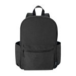 Mochila urbana hidrófuga con compartimento portátil 15,6” y 16L color negro segunda vista frontal