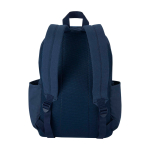 Mochila urbana hidrófuga con compartimento portátil 15,6” y 16L color azul marino segunda vista trasera