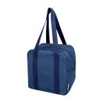 Bolsa nevera impermeable de lona reciclada con capacidad 5L color azul marino