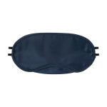 Antifaz de viaje con micropoliéster y acolchado suave de esponja color azul bondi segunda vista frontal