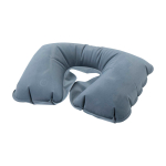 Almohada de viaje inflable y compacta con bolsa a juego color azul bondi