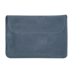 Almohada de viaje inflable y compacta con bolsa a juego color azul bondi segunda vista trasera