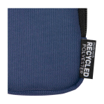 Monedero repelente al agua de poliéster reciclado con clip color azul marino vista detalle 1