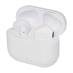 Auriculares Bluetooth con estuche de carga compacto hasta 4h color blanco tercera vista