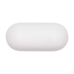 Auriculares Bluetooth con estuche de carga compacto hasta 4h color blanco tercera vista frontal