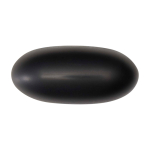 Auriculares Bluetooth 6.0 con estuche de carga y cable tipo-C color negro tercera vista frontal