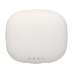 Auriculares Bluetooth 6.0 con estuche de carga y cable tipo-C color blanco segunda vista frontal