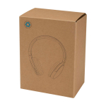 Auriculares inalámbricos plegables con micro y Bluetooth 5.3 color negro segunda vista con caja