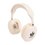 Auriculares inalámbricos Bluetooth 6.0 con micrófono, 12h color blanco vista impresión tampografía