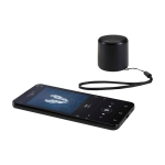 Altavoz Bluetooth compacto custom made con carga USB-C 3W color negro tercera vista