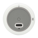 Altavoz Bluetooth compacto custom made con carga USB-C 3W color blanco vista detalle 1