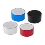 Altavoz Bluetooth de aluminio reciclado con micrófono 3W color azul real segunda vista varios colores