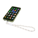 Pulsera para smartphone con correa ajustable e inserto para funda color blanco segunda vista