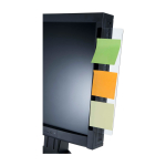 Tablero lateral para monitor ideal para poner las notas visibles color transparente