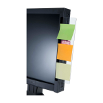 Tablero lateral para monitor ideal para poner las notas visibles color transparente