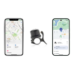 Timbre localizador para bicicleta compatible Apple y Android IPX5 color negro sexta vista