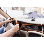 Soporte magnético universal 360° ideal para móvil y manos libres color negro vista de ambiente 2