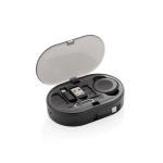 Juego ecológico de cables de carga retráctiles con varias salidas 60W color negro segunda vista