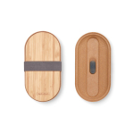 Set de fiambreras herméticas con tapa tabla Black & Blum 1L color gris novena vista