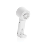 Ventilador portátil ecológico con batería recargable 2W 1.200 mAh color blanco segunda vista