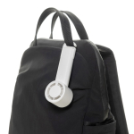 Ventilador portátil ecológico con batería recargable 2W 1.200 mAh color blanco tercera vista