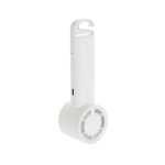 Ventilador portátil ecológico con batería recargable 2W 1.200 mAh color blanco cuarta vista