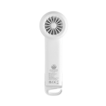 Ventilador portátil ecológico con batería recargable 2W 1.200 mAh color blanco séptima vista